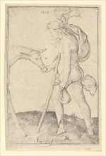 Woman with the Hind, 1509. Creator: Lucas van Leyden.