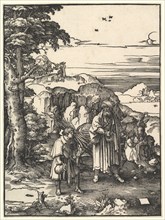 Abraham Going to Sacrifice Isaac, 1517-19. Creator: Lucas van Leyden.