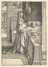 Jezebel Promising Naboth's Vineyards to King Ahab, ca. 1517. Creator: Lucas van Leyden.