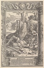 Samson and Delilah, ca. 1517. Creator: Lucas van Leyden.