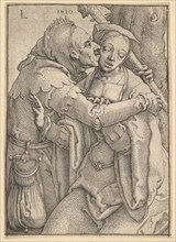 A Fool and a Woman, 1520. Creator: Lucas van Leyden.