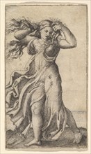 Woman pulling Her Hair, ca. 1515. Creator: Unknown.