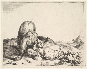 from The Set of The Bears, ca. 1664. Creator: Marcus de Bye.