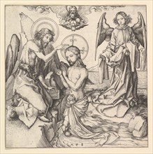 Baptism of Christ, ca. 1470-1474. Creator: Martin Schongauer.