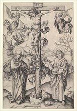 Crucifixion with Four Angels, ca. 1435-1491. Creator: Martin Schongauer.