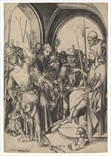 Christ before Annas, ca. 1435-1491. Creator: Martin Schongauer.