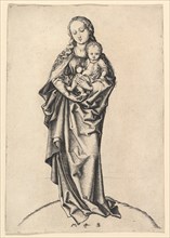 Virgin and Child with an Apple, ca. 1475. Creator: Martin Schongauer.