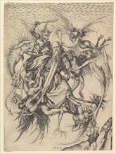 Saint Anthony Tormented by Demons, ca. 1470-75. Creator: Martin Schongauer.