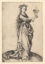 The Third Wise Virgin, ca. 1435-1491. Creator: Martin Schongauer.