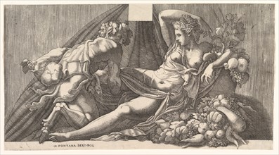 Jupiter and Antiope. Creator: Attributed to Master FG
