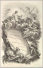 Frontispice pour le "Tombeau de Charles Sackville, comte de Dorset" (Frontispiece for ..., ca. 1736. Creator: Michel Aubert.