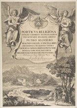 Title Page for Porticus Religiosa.n.d. Creator: Attributed to Nicolas Pitau