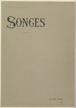 Cover of Songes Album.n.d. Creator: Odilon Redon.