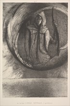 And over there, the Astral Idol, the Apotheosis, 1891. Creator: Odilon Redon.