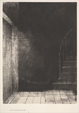 I saw a flash of light, large and pale, 1896. Creator: Odilon Redon.