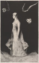 Haunting, 1893-94. Creator: Odilon Redon.