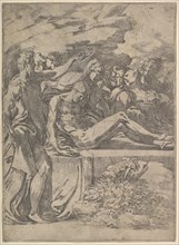 Entombment, ca. 1527-30. Creator: Parmigianino.
