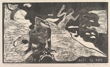 Auti Te Pape, 1893-94. Creator: Paul Gauguin.