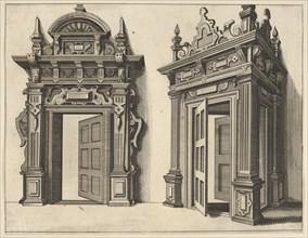 Two Wooden Portals from 'Verscheyden Schrynwerck
