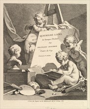 Frontispiece, 1727-60. Creator: Pierre Alexandre Aveline.