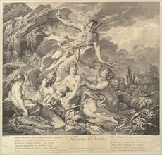Naissance de Bacchus (Birth of Bacchus), 18th century. Creator: Pierre Alexandre Aveline.