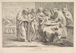 The Baptism, ca. 1734. Creator: Pierre Charles Tremolieres.