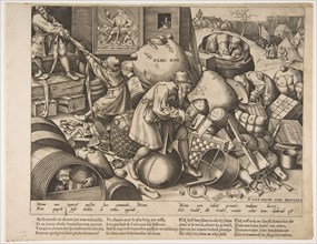 Everyman, ca. 1558. Creator: Pieter van der Heyden.