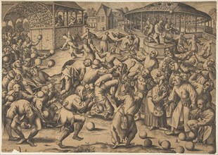 The Festival of Fools, after 1570. Creator: Pieter van der Heyden.
