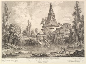 View of Tower near Blois, mid 18th century. Creator: Quentin Pierre Chedel.