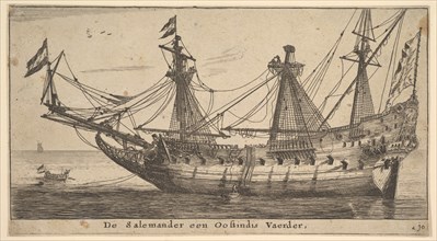 De Salemander een Oostindis Vaerder, mid-17th century. Creator: Reinier Zeeman.