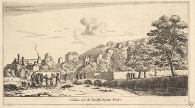 View of Chaillot in Paris, 17th century. Creator: Reinier Zeeman.