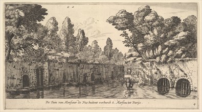 The Garden of M. de Nue Outside of the Suburb of S. Marceau near Paris, 17th century. Creator: Reinier Zeeman.