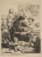 The Pancake Woman, 1635. Creator: Rembrandt Harmensz van Rijn.