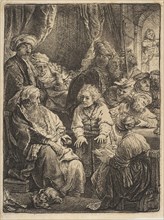 Joseph Telling His Dreams, 1638. Creator: Rembrandt Harmensz van Rijn.