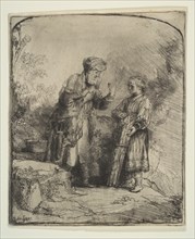 Abraham and Isaac, 1645. Creator: Rembrandt Harmensz van Rijn.