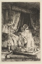 David in Prayer, 1652. Creator: Rembrandt Harmensz van Rijn.