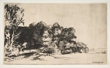 Clump of Trees with a Vista, 1652. Creator: Rembrandt Harmensz van Rijn.