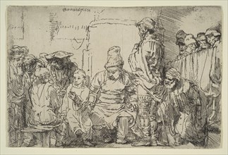 Christ Seated Disputing with the Doctors, 1654. Creator: Rembrandt Harmensz van Rijn.