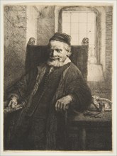 Jan Lutma, goldsmith, 1656. Creator: Rembrandt Harmensz van Rijn.