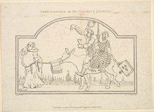 Frontispiece to "The Jacobite's Journal", November 27, 1781. Creator: Richard Livesay.