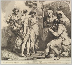 Rustick Dancers, November 9, 1780. Creator: Robert Blyth.