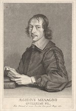 Gilles Ménage, ca. 1652. Creator: Robert Nanteuil.