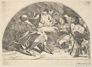 Nativity, 1680-1743. Creator: Robert van Audenaerde.