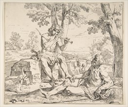 Mercury and Argus, ca. 1630-1648. Creator: Simone Cantarini.