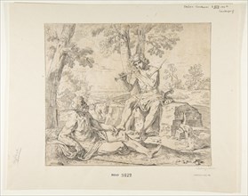 Mercury and Argus, ca.1630-1648. Creator: Simone Cantarini.