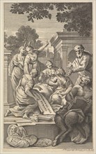 Allegorical composition celebrating the Humanities, 1695. Creator: Nicolas Dorigny.