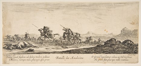 The Battle of the Amalekites, ca. 1645-52. Creator: Stefano della Bella.