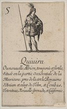 Quivira, from 'Game of Geography' (Jeu de la Géographie), 1644. Creator: Stefano della Bella.