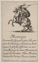 Mexico, from 'Game of Geography' (Jeu de la Géographie), 1644. Creator: Stefano della Bella.