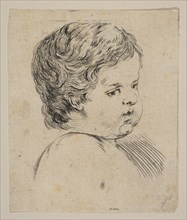 Plate 12: head of a child, from 'The Book for Learning to Draw'